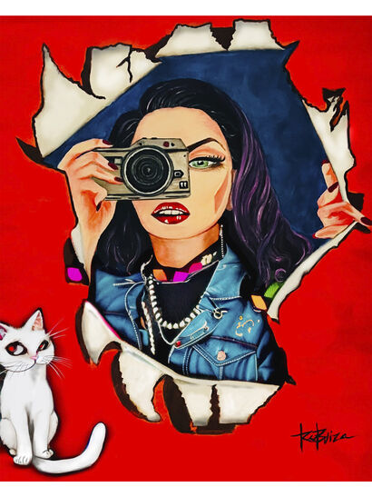 Julieta - a Digital Graphics and Cartoon Artowrk by RosaCBuiza